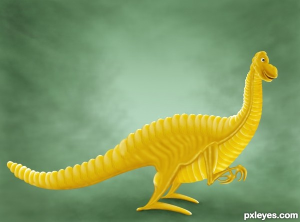 Creation of Dino Closeup: Final Result